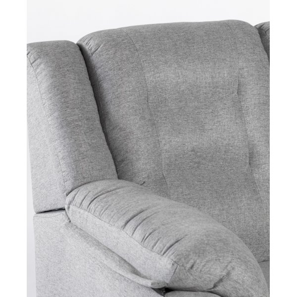 Vera 2-Sitzer-Sofa aus grauem Stoff
