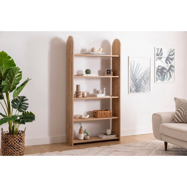 Mindy Bücherregal - Saphireiche/Weiß Mindy Bücherregal - Saphireiche/Weiß