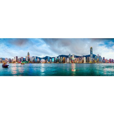 Glasmalerei Hongkong - 160x60 cm