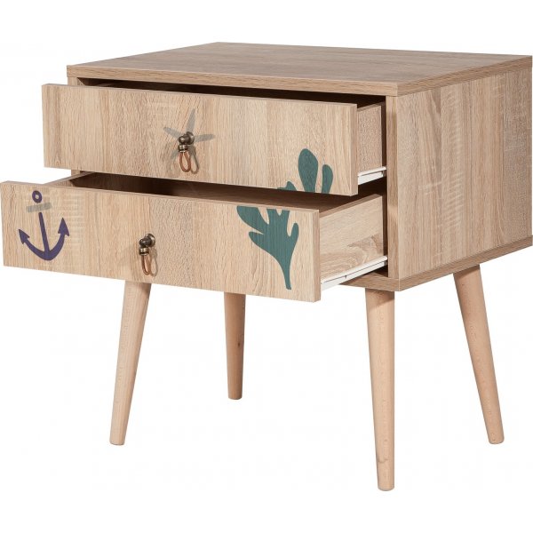 City Marin Nachttisch - Beige