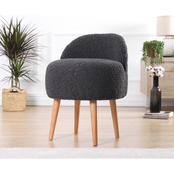 Rufmee Hocker - Dunkelgrau Rufmee Hocker - Dunkelgrau