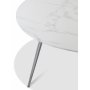 Art-Essgruppe, 110 cm runder Tisch + 4 graue Art-Sthle + 3.00 x Mbelfe