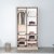 Newra Kleiderschrank - Kiefer/Beige