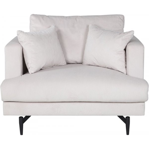 Hedlunda Sessel - Beige Kordsamt + Textilreinigung fr Mbel