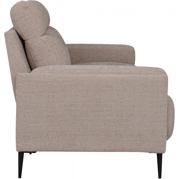 Sofa 3-Sitzer mit hoher Rckenlehne beige - Amsterdam