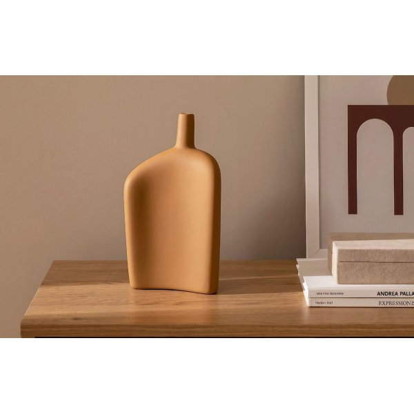 Flaschenvase - Karamell Flaschenvase - Karamell