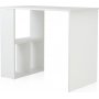 Tuvalle Schreibtisch Wei - 90 x 50 cm