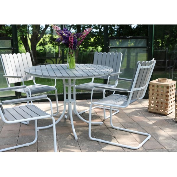 Kivik runder Esstisch 103 cm - Wei/Grau