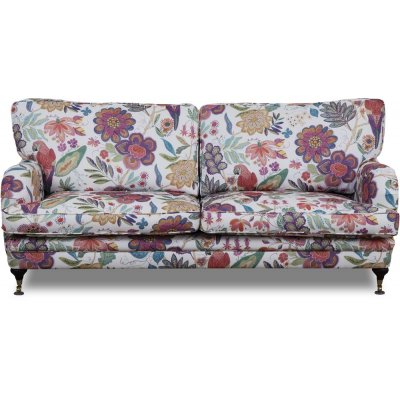 Spirit 3-Sitzer-Sofa Howard aus Stoff mit Blumenmuster - Eden Parrot White/Lila