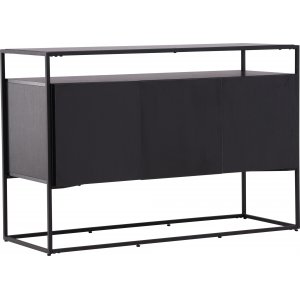 Kingsport Relieftisch 120 x 45 cm - Schwarz