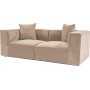 Sora 2-Sitzer-Sofa - Cappuccino