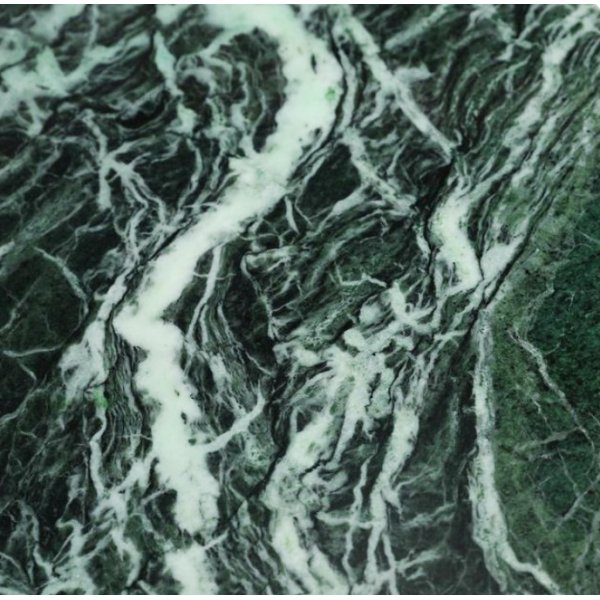 Tischplatte 50x50x2 cm - grner Marmor