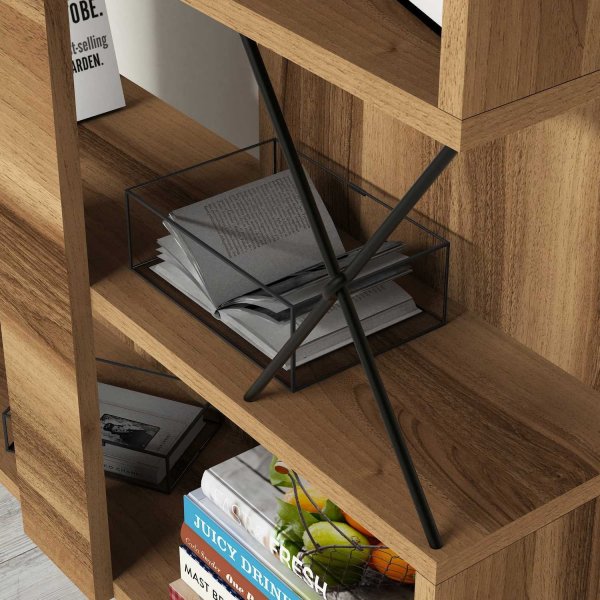 Zus�tzliches B�cherregal - Nussbaum