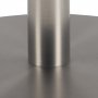 Corby Couchtisch 80 cm - Wei/Nickel