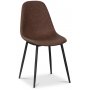 Toscana Essgruppe: 206 cm Tisch + 6 Atlantic Empire Stühle Braunes PU