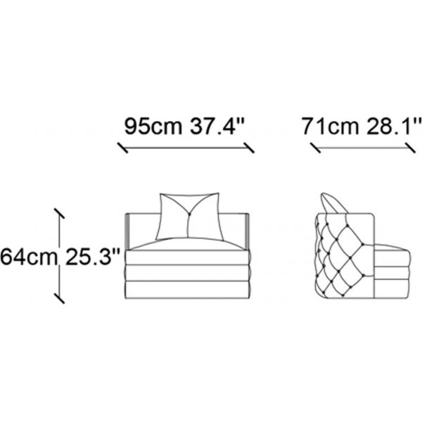 Hilal Sessel - Creme + Textilpflege für Möbel Hilal Sessel - Creme + Textilpflege für Möbel