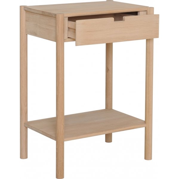 Circus-Nachttisch - Wei pigmentierte Eiche