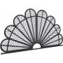 Peacock Kopfteil (Passend fr Betten 160-180 cm) - Rattan/schwarz