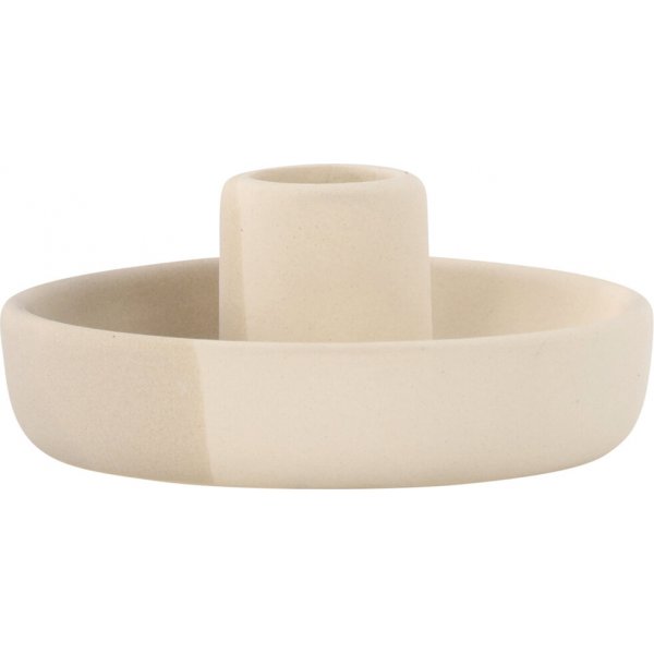 Otis Kerzenhalter - Beige/Grau