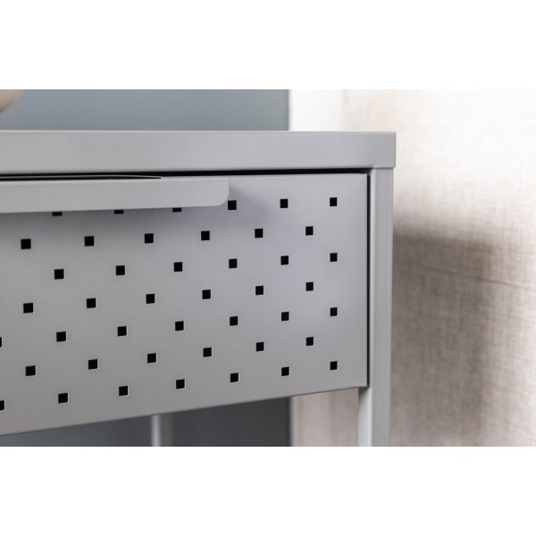 Sacramento Nachttisch - Hellgrau