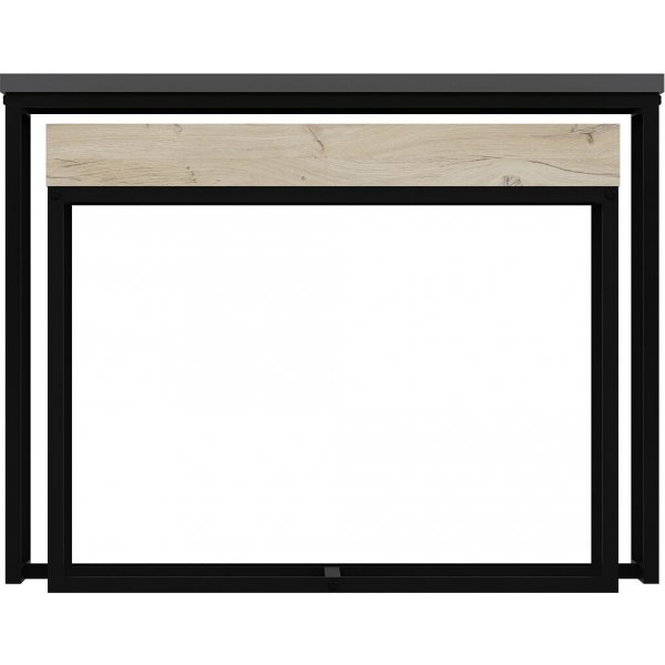 Alen Beistelltisch 65 x 35 cm - Anthrazit