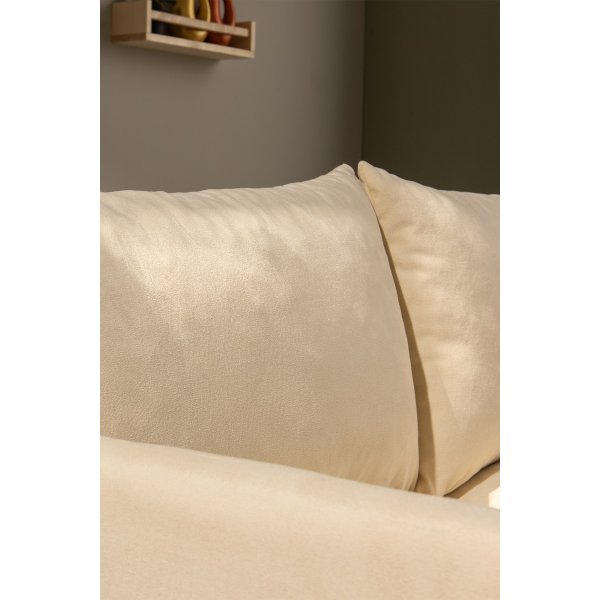 Saga 2-Sitzer-Schlafsofa - Creme