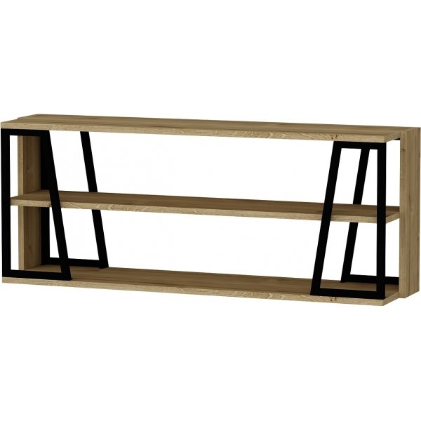 Lissa TV-Stnder 123,6 cm - Saphireiche/Schwarz