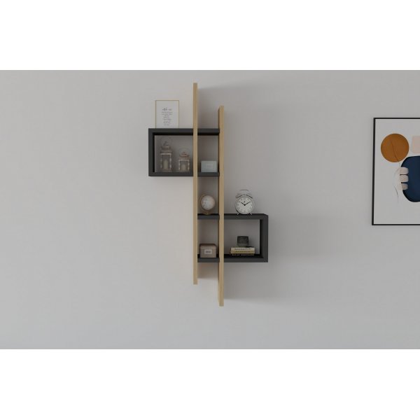 Emse Wandregal - Saphireiche/Anthrazit