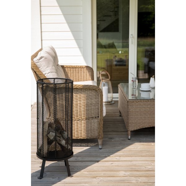 Bastian Feuerkorb 35 cm - Schwarz