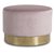 Sitzkissen Isabelle 50 cm - Pink/Brass + Mbelpflegeset fr Textilien