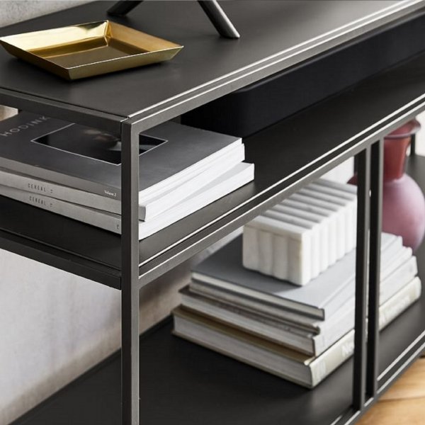 Vendela Konsolentisch 110 x 30 cm - Schwarz