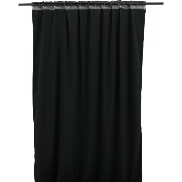 Vorhang Magdalena 135x250 cm - Schwarz Vorhang Magdalena 135x250 cm - Schwarz