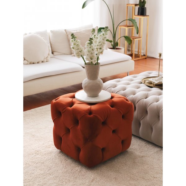Colchester Pouf - Zimt Colchester Pouf - Zimt
