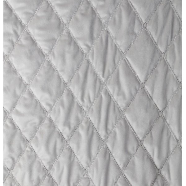 Tagesdecke XL 270x270cm - Beigegrau (Samt)