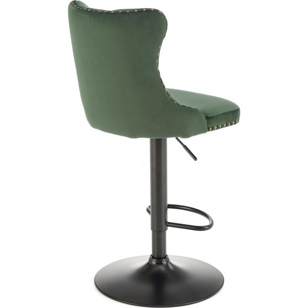 Barhocker dunkelgrn mit Gasdruckfeder