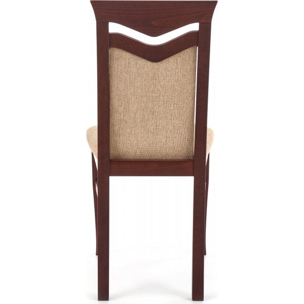 Melanie Esszimmerstuhl - Walnuss/Beige Melanie Esszimmerstuhl - Walnuss/Beige