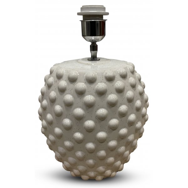 Lampensockel Bouble H37 cm - Winterwei (Glnzend)