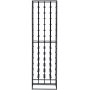 Alma schwarzes Weinregal / Weinregal fr 48 Flaschen