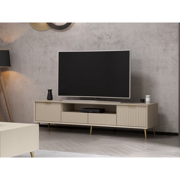 Bazal TV-Stnder mit Beinen - Beige