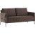 Indigo 2-Sitzer-Sofa - Braun