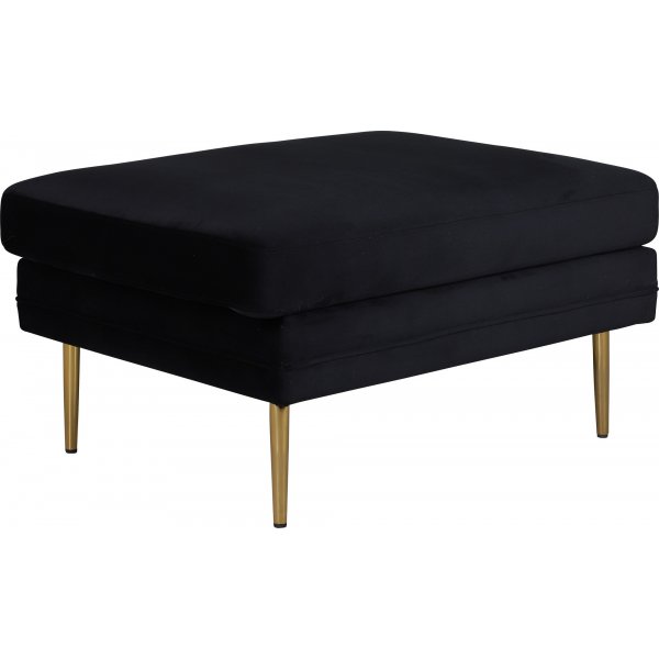 Savanna Hocker - Schwarzer Samt Savanna Hocker - Schwarzer Samt