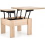 Serafin ausziehbarer Couchtisch 80-160 cm - Sonoma Eiche