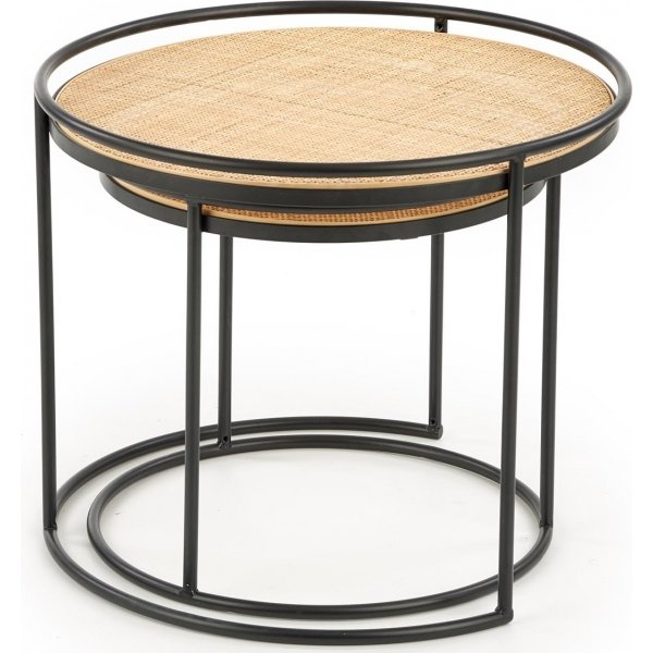 Utara Couchtisch Ø41/51 cm - Schwarz Utara Couchtisch Ø41/51 cm - Schwarz