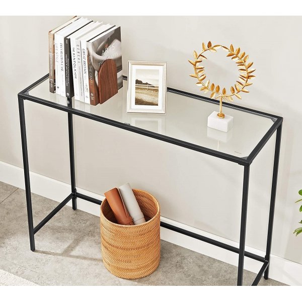 Lejla Konsolentisch 100 x 35 cm - Schwarz