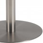 Corby Couchtisch 80 cm - Wei/Nickel