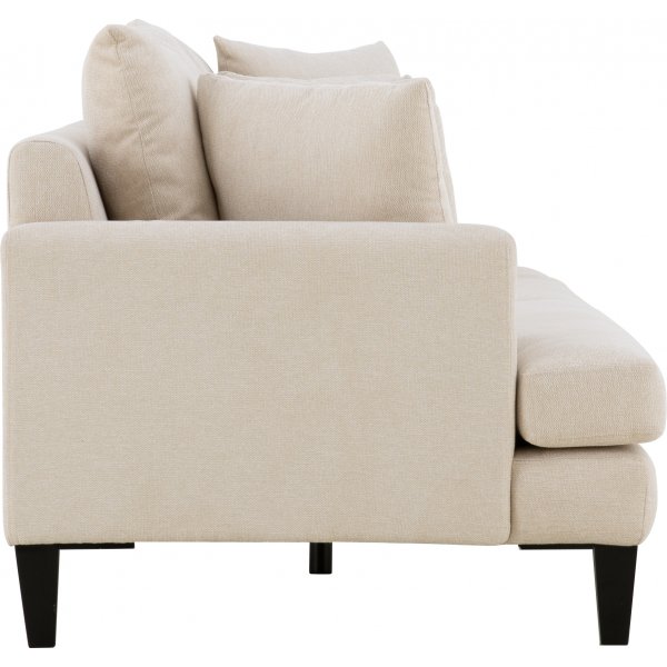 Beiges 4-Sitzer-Sofa mit losen Kissen - Remy