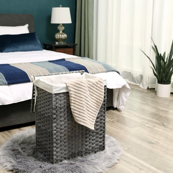 Angelika Wäschekorb 90 l - Grau Angelika Wäschekorb 90 l - Grau