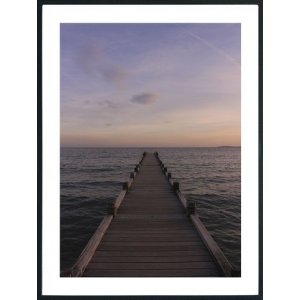 Posterworld - Motiv Lila Pier - 50x70 cm