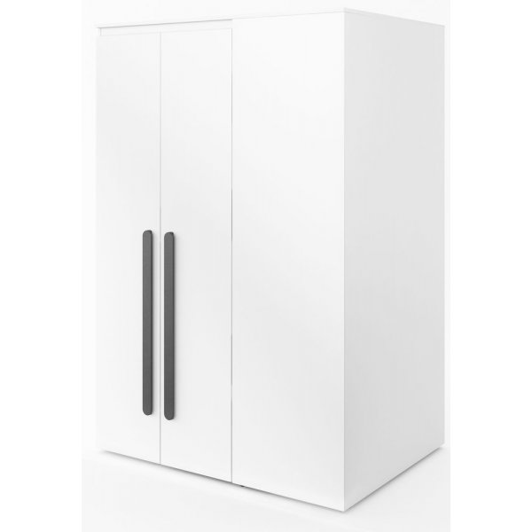 Danielle Kleiderschrank - Wei - Linksdrehung