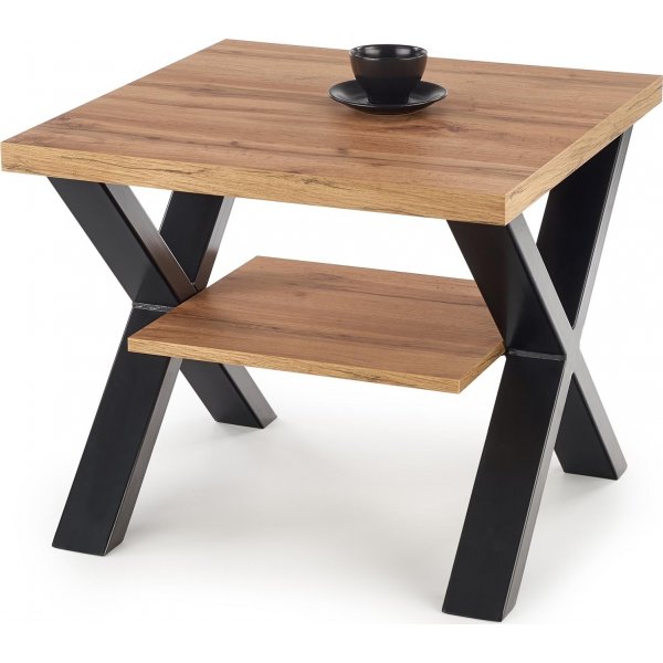 Kasady Couchtisch 65 cm - Wotan Eiche/schwarz